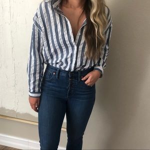 Striped Button Up Shirt